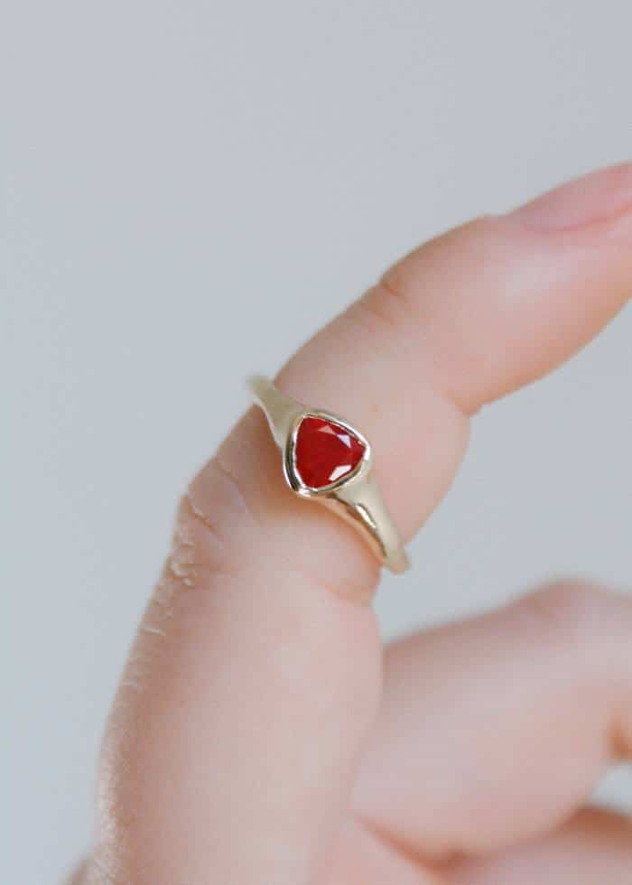 Anillo Ópalo mexicano